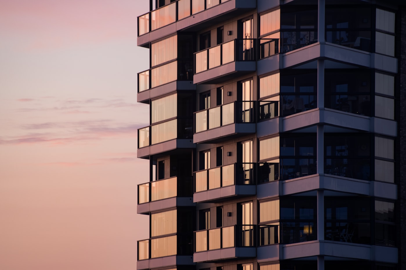 View of modern residential buildings in Argentina